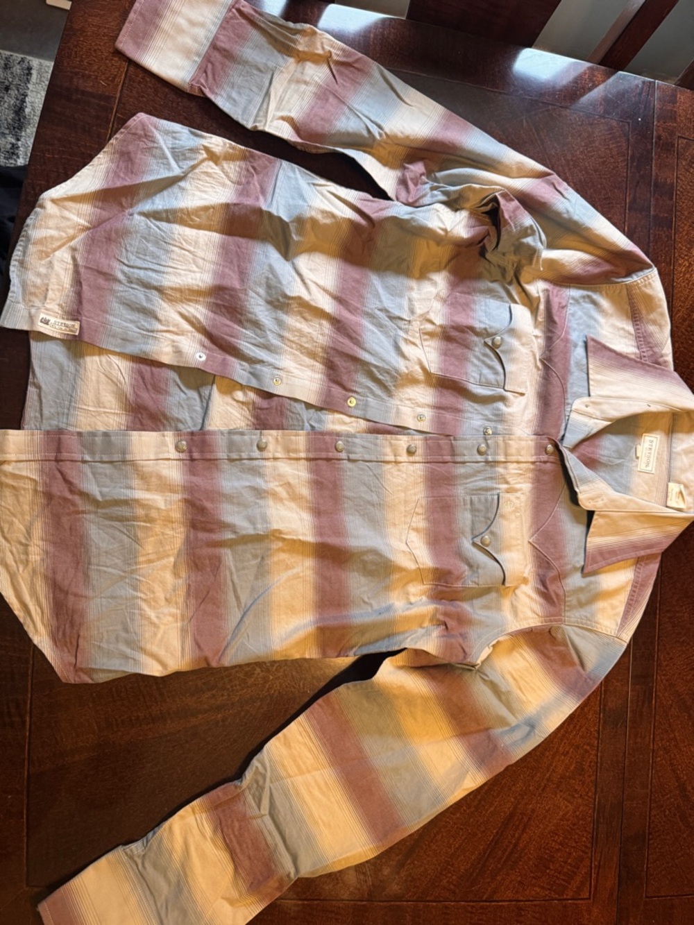 Stetson Striped pants Pastel Button-Up Shirt